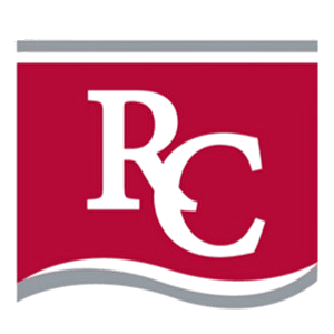 Ridgewater College logo with Red "RC" banner design